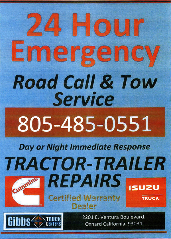 24/7 Roadside Emergency Flyer