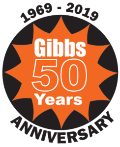 Gibbs 50th Anniversary Logo