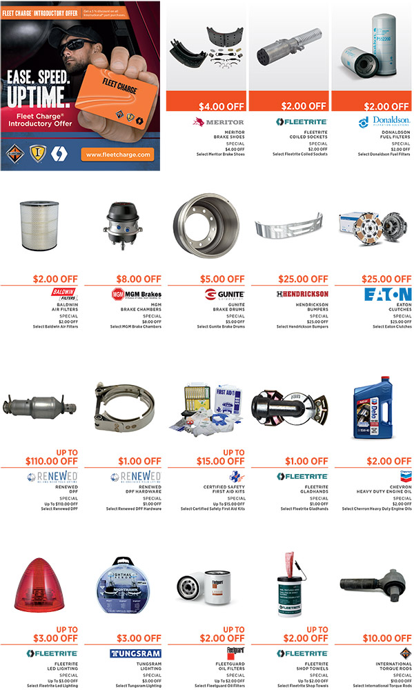 Current Parts Specials Flyer Ad