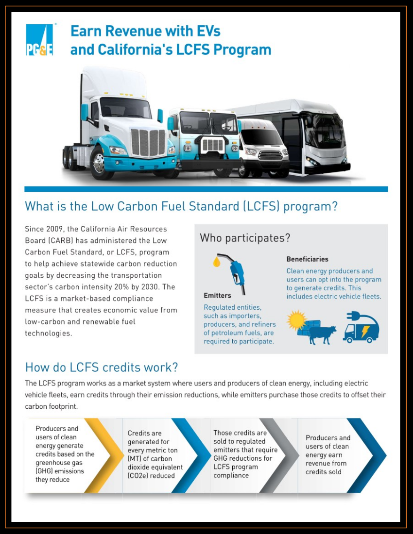 PG&E LCFS Info Page 1