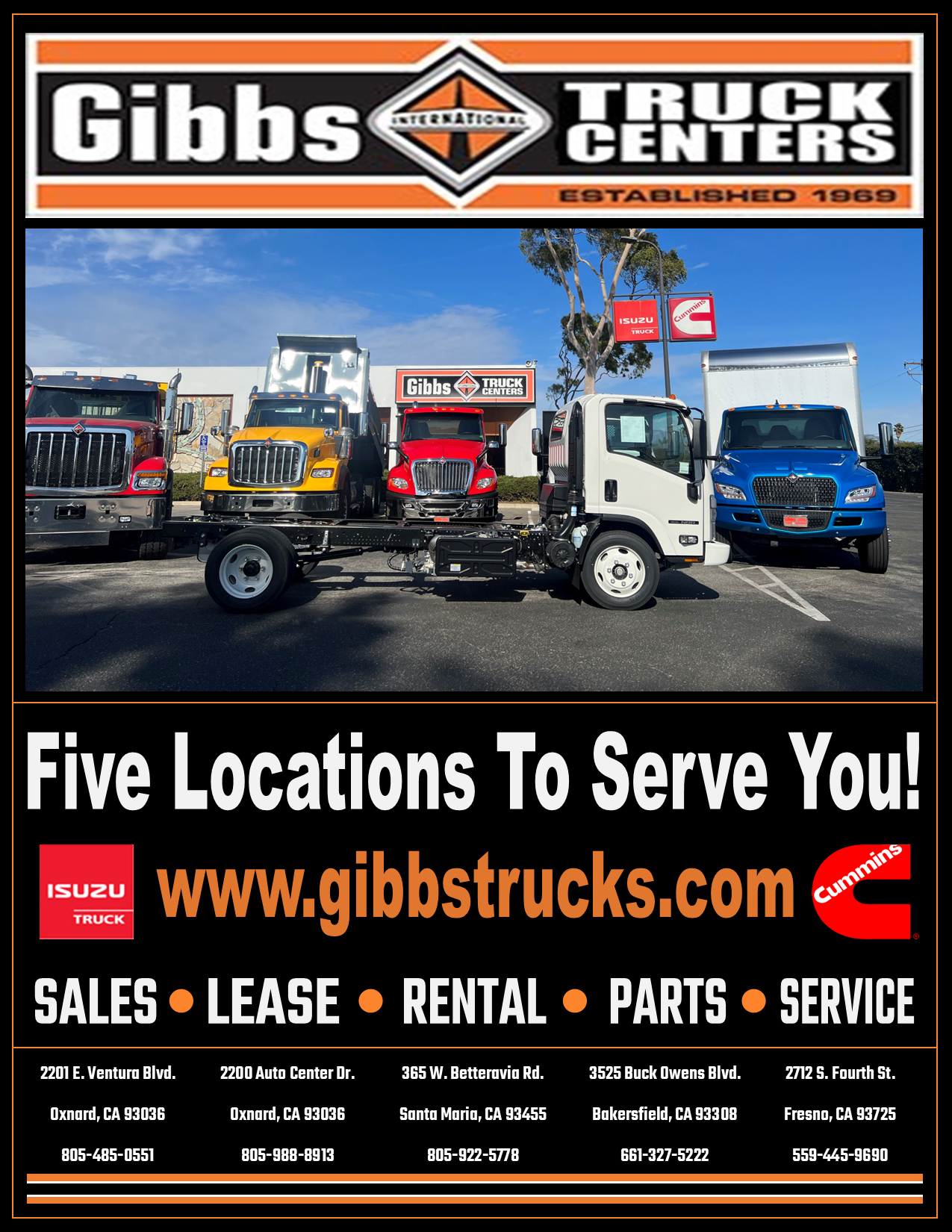 5 Locations Flyer