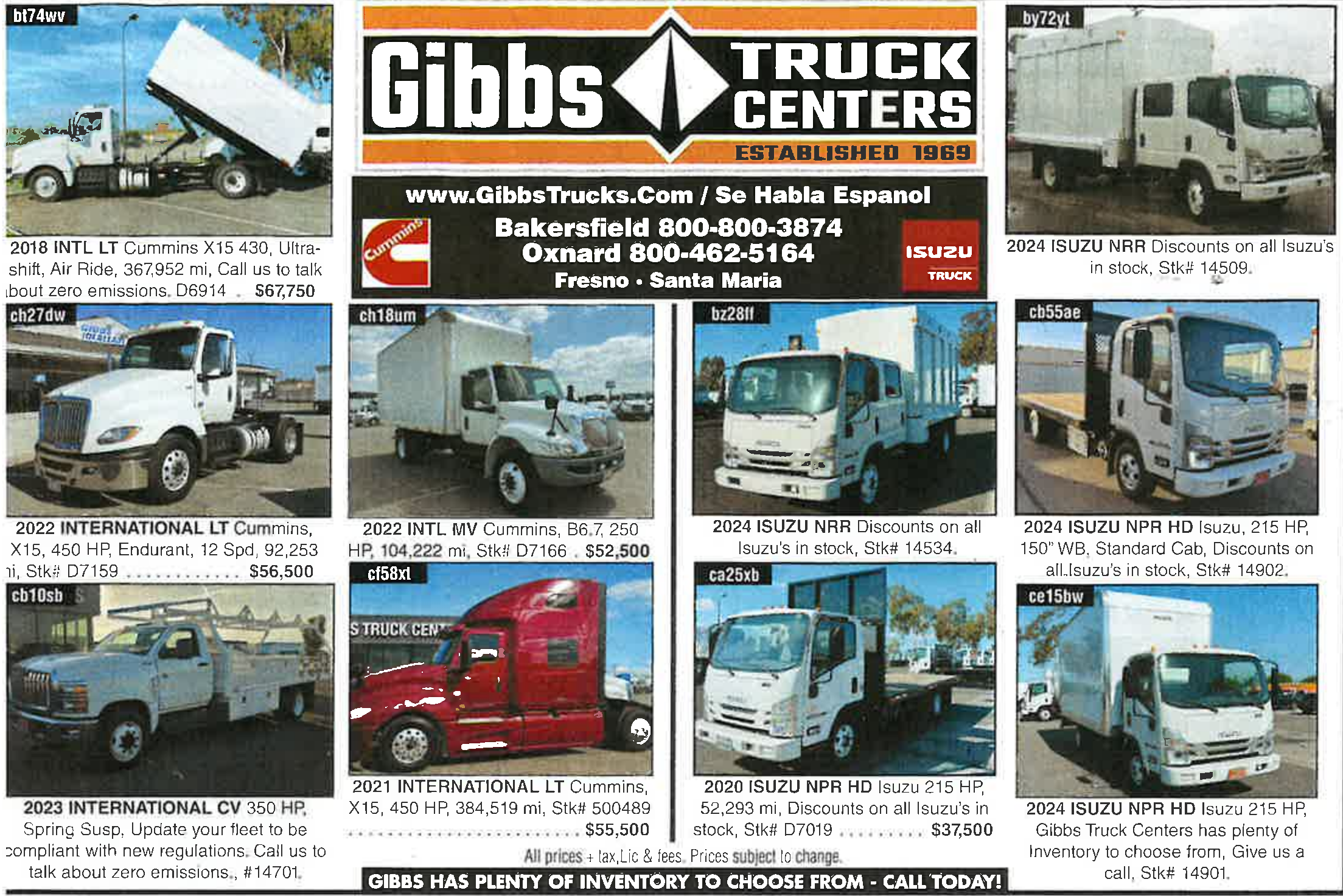 Truck Paper Ad