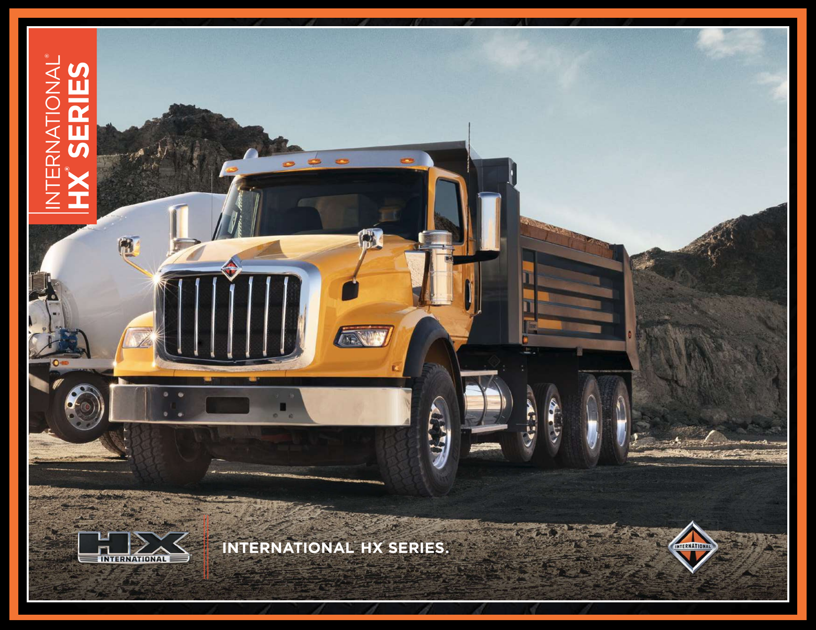 International HX Series Truck Brochure Front