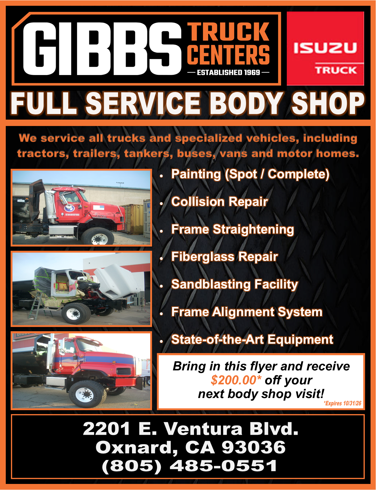 Body Shop Flyer
