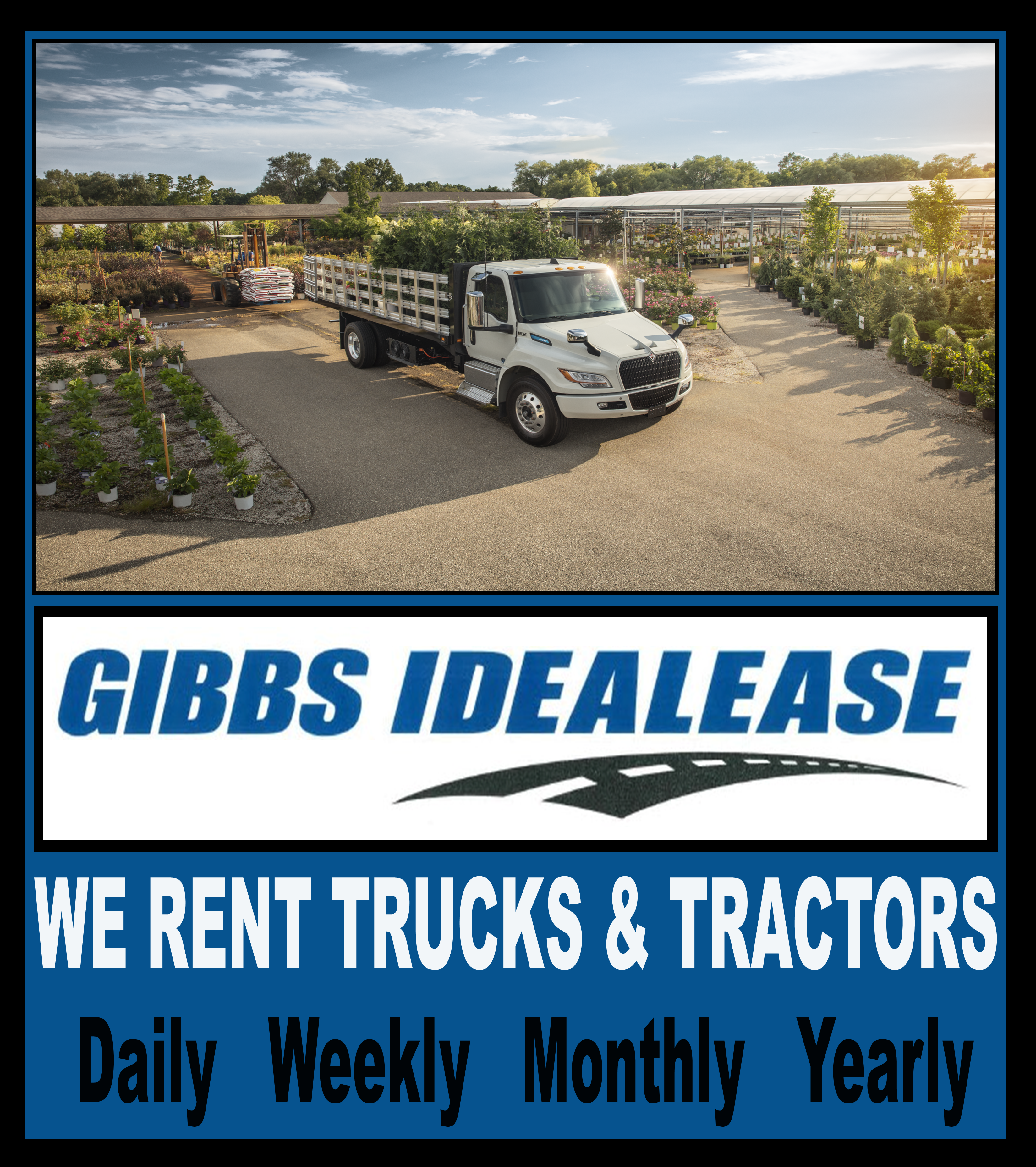 We Rent Trucks Flyer